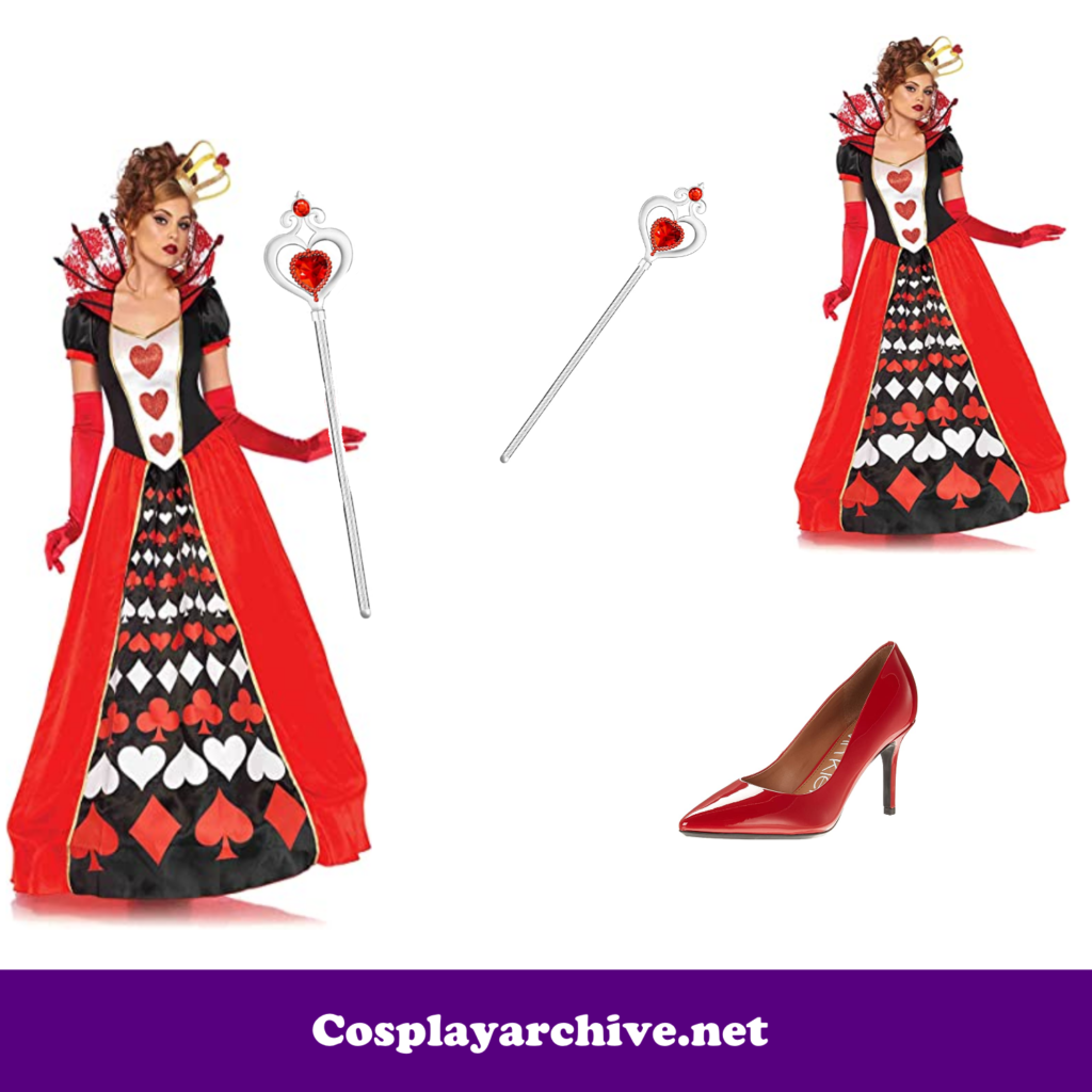 How to Make a Adult Queen of Hearts Costume from Amazon