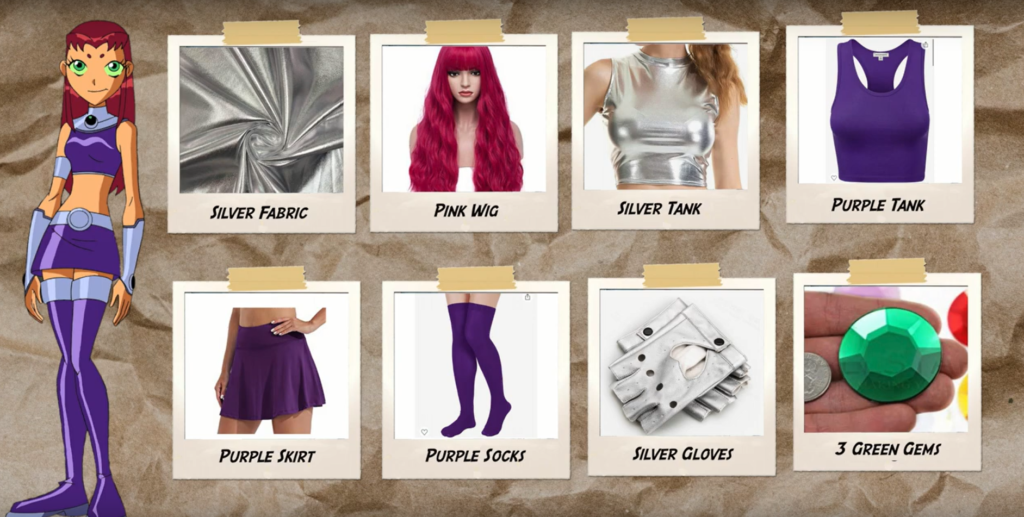 How To Make A DIY Starfire Costume For Cosplay / Costume Party Starfire Cosplay