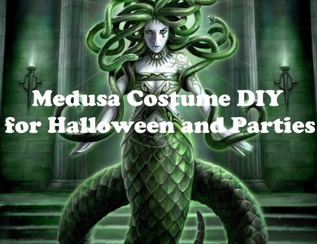 Medusa Costume DIY for Halloween and Parties