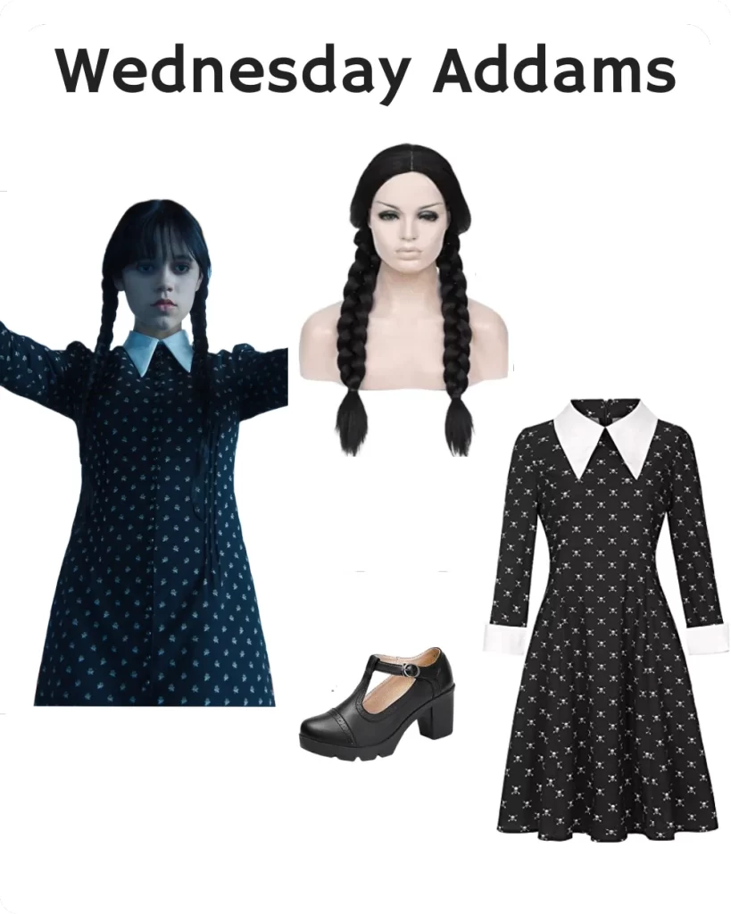 Wednesday Addams Tv Show Classic Outfit