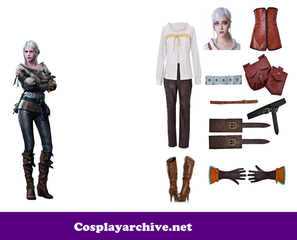 Ciri Cosplay Costume from Witcher 3