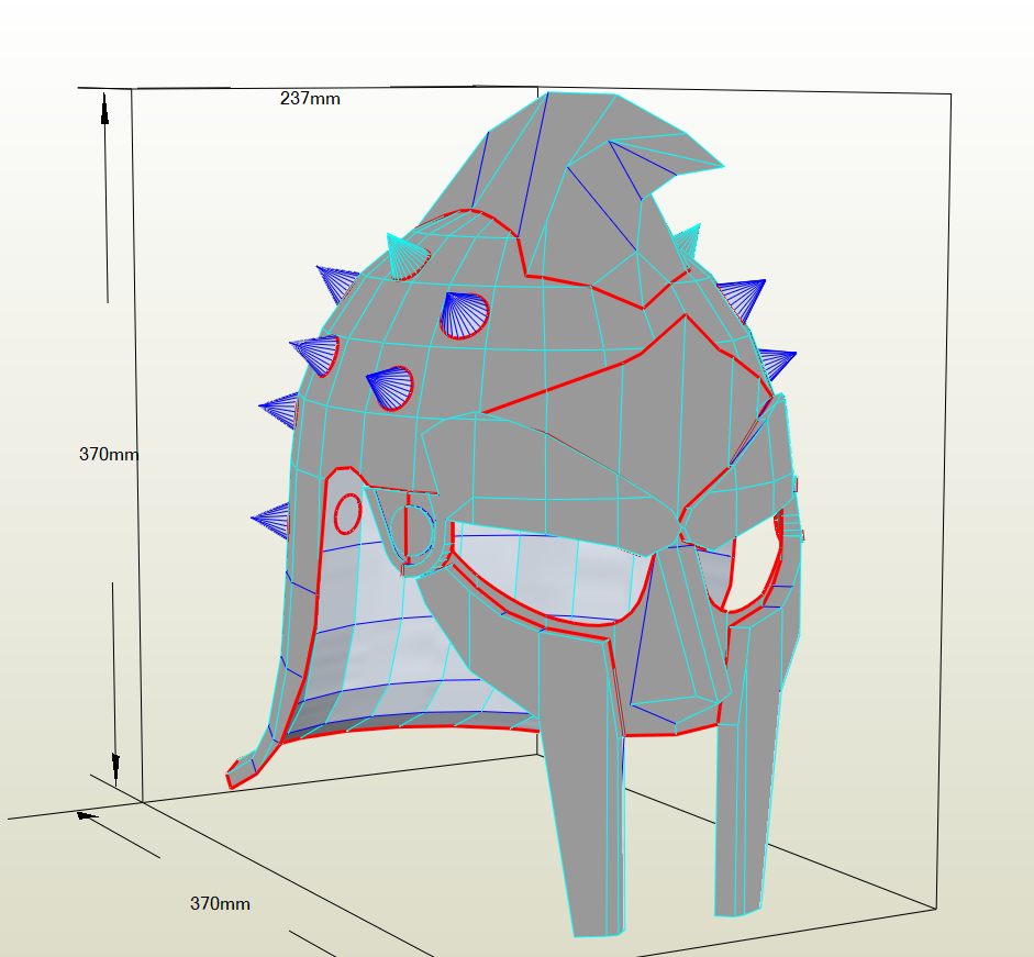 Maximus Helmet Papercraft model