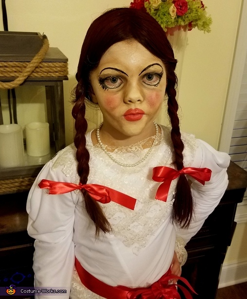 Annabelle Costume Cosplay DIY Annabelle the Doll