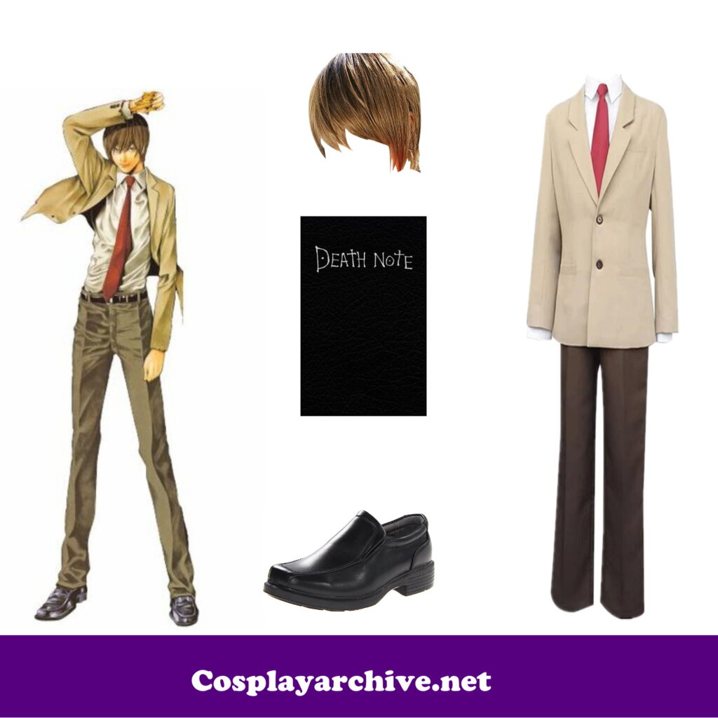 Light Yagami Cosplay Costume from Amazon