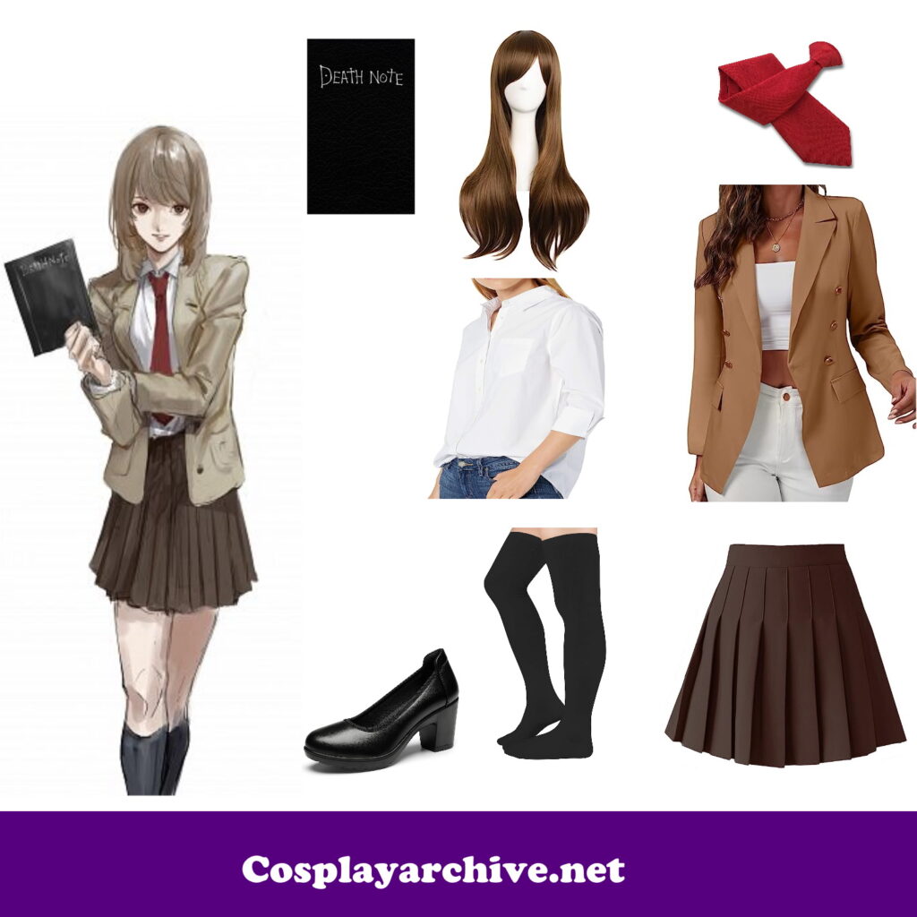 Light Yagami Female Cosplay Costume from Amazon