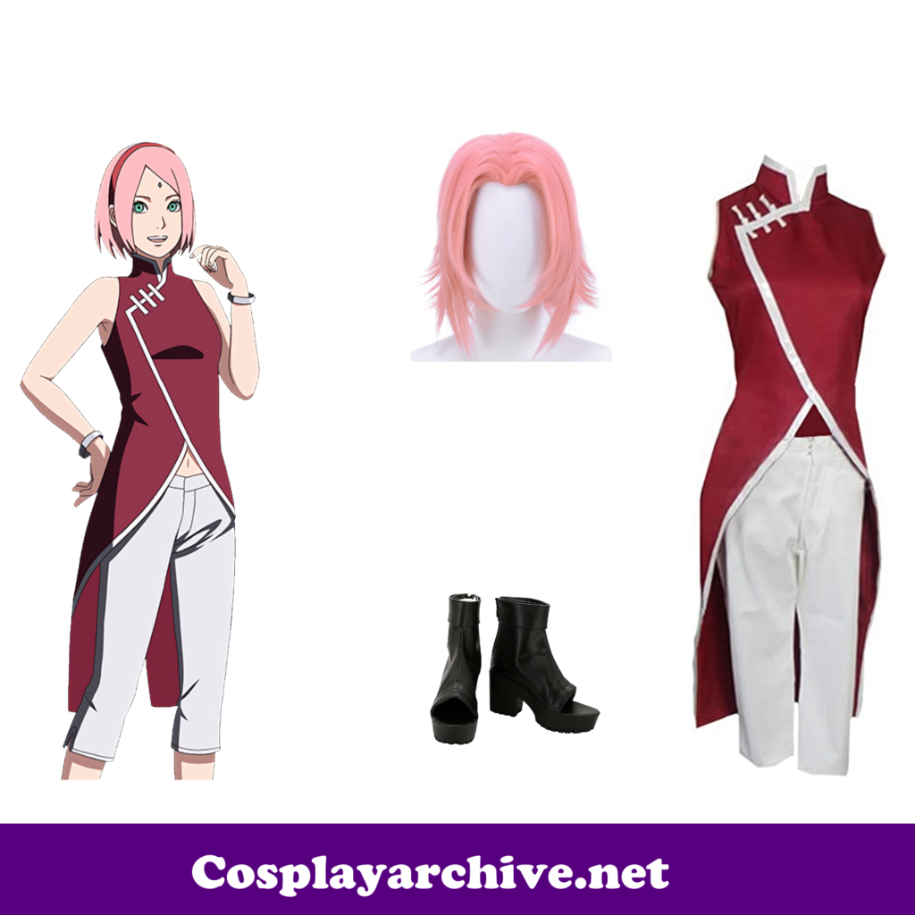 Sakura Adult Cosplay Costume from Amazon