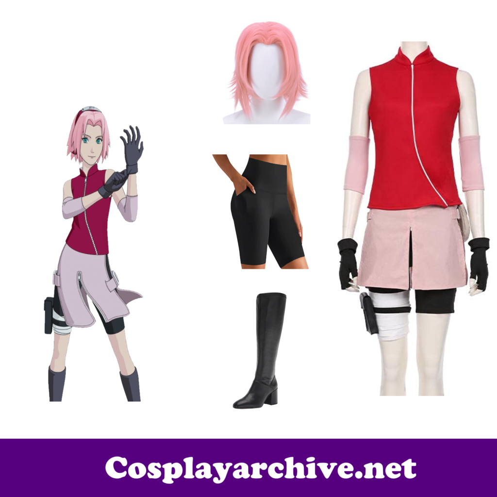 Sakura Teenager Cosplay Costume from Amazon