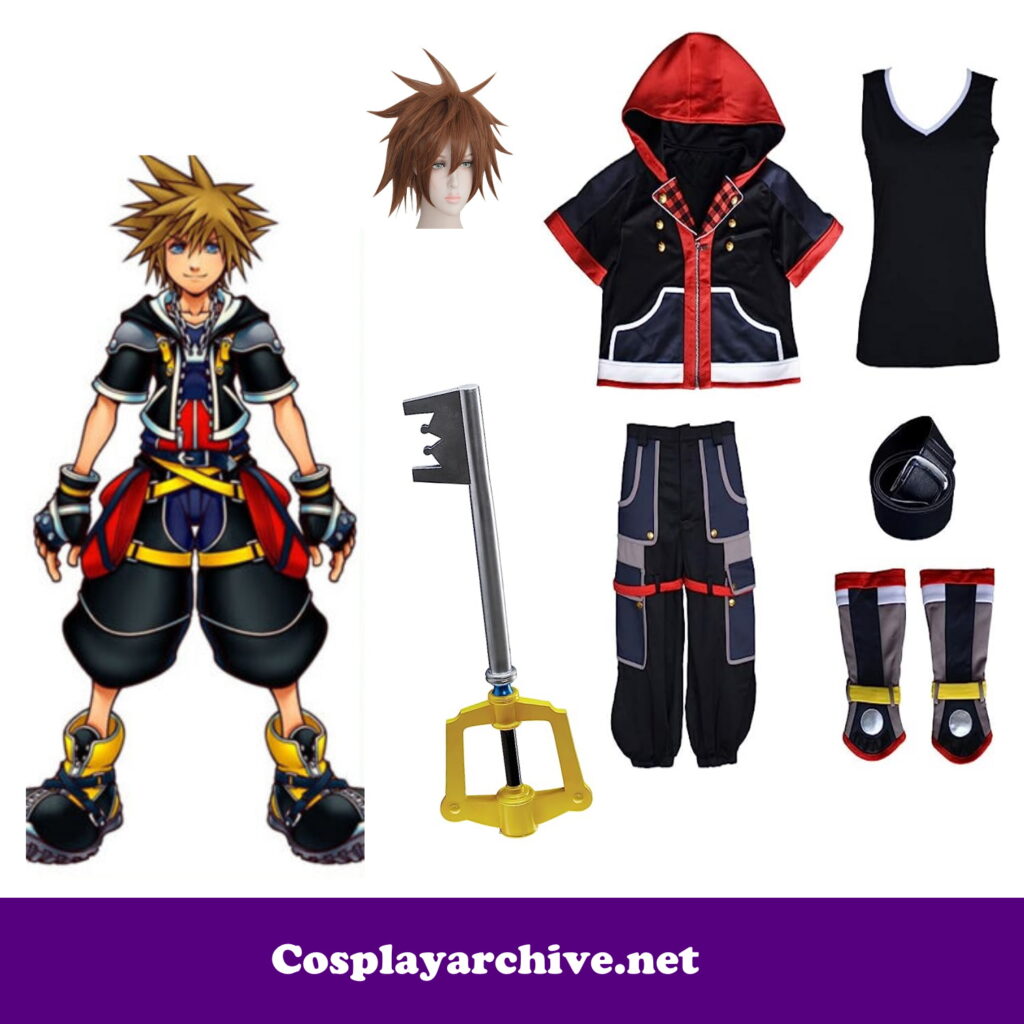 Sora Cosplay Costume from Amazon