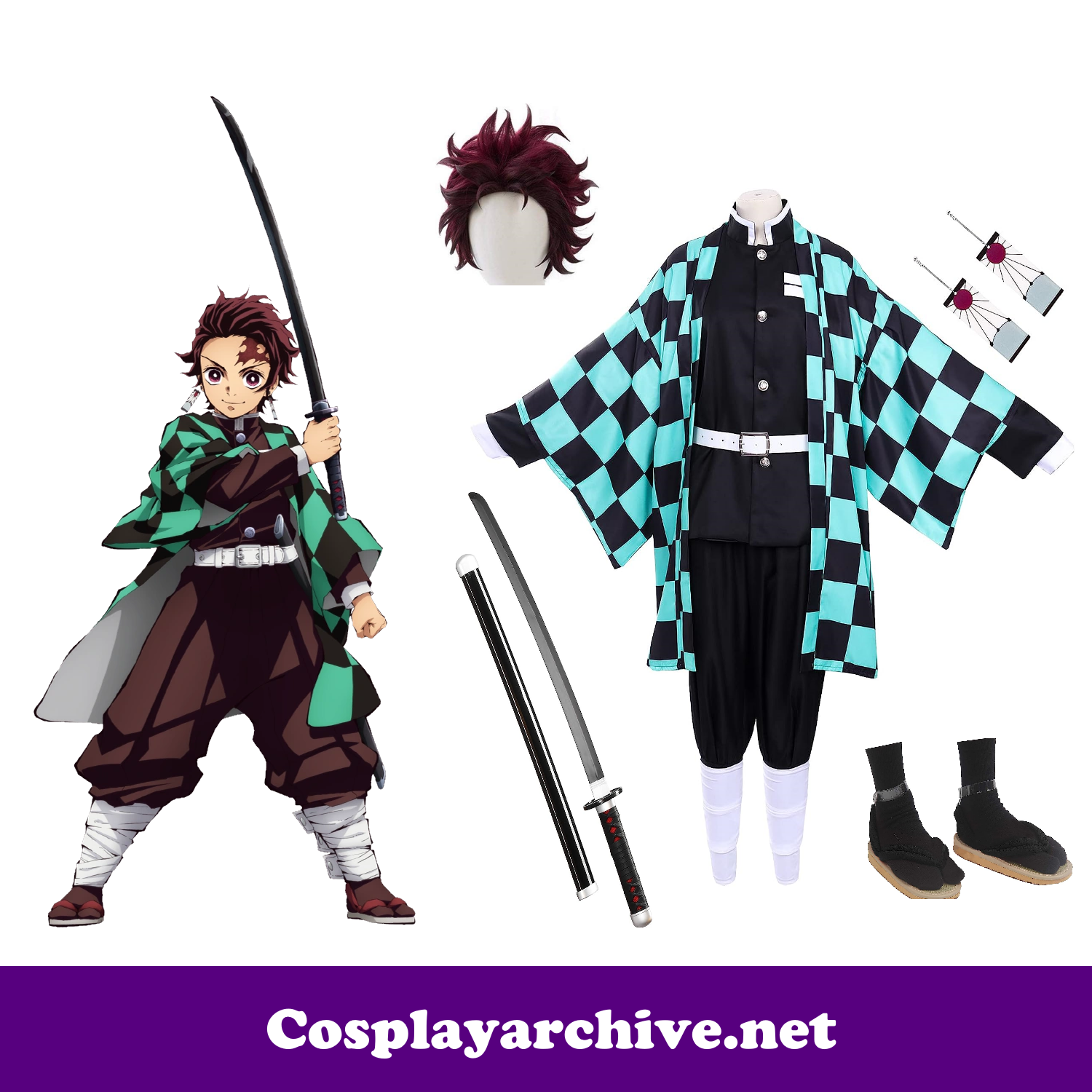 Tanjiro Kamado Cosplay Costume Guide - Demon Slayer: Kimetsu No Yaiba ...