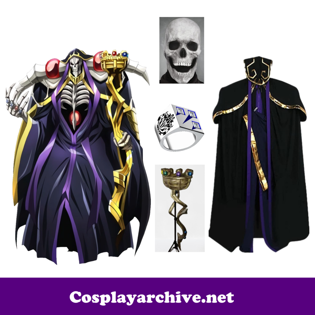 Ainz Ooal Gown Cosplay Costume from Amazon