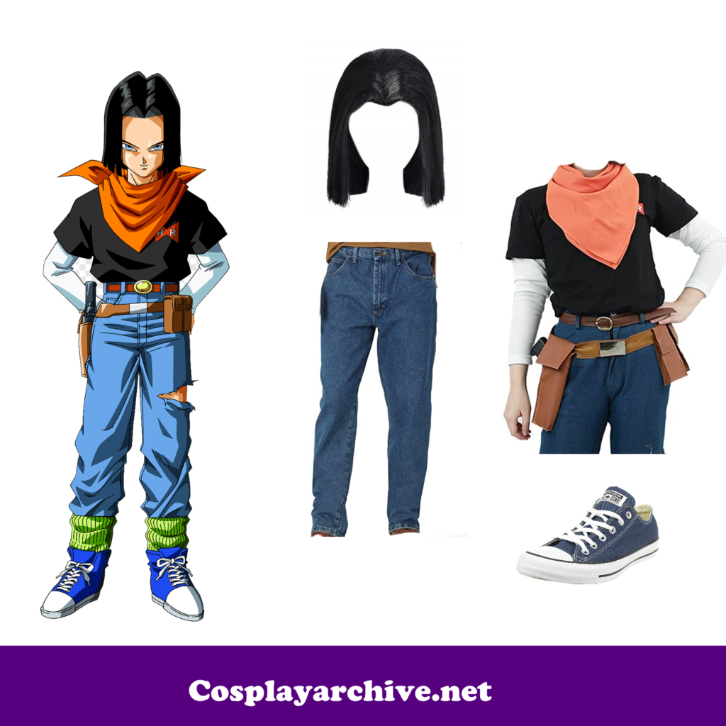 Android 17 Cosplay Costume from Amazon Dragon ball