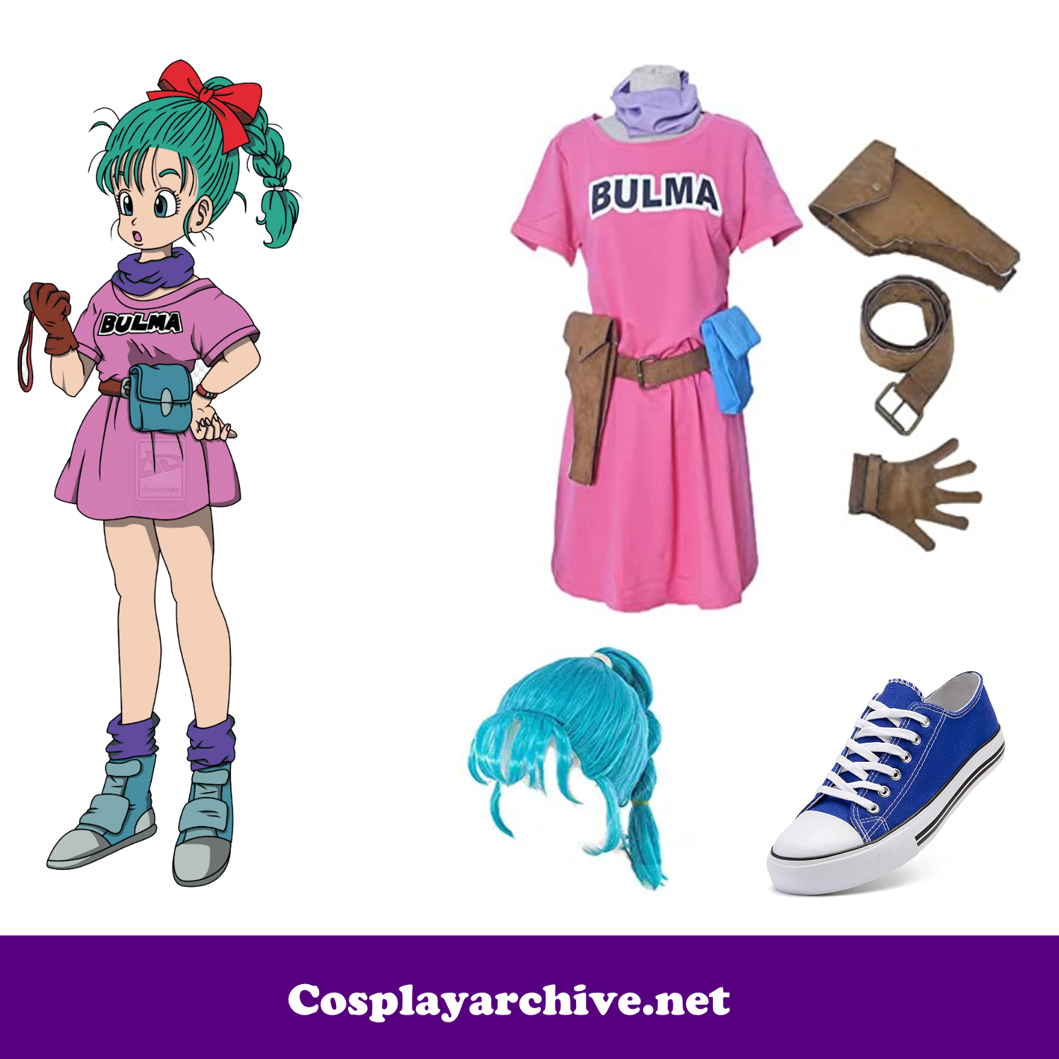 Bulma Cosplay Costume Guide Dragon Ball World Cosplay Archive 