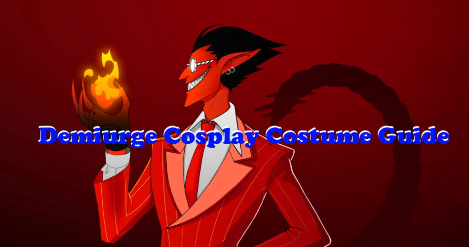 Demiurge Cosplay Costume Guide - Overlord World