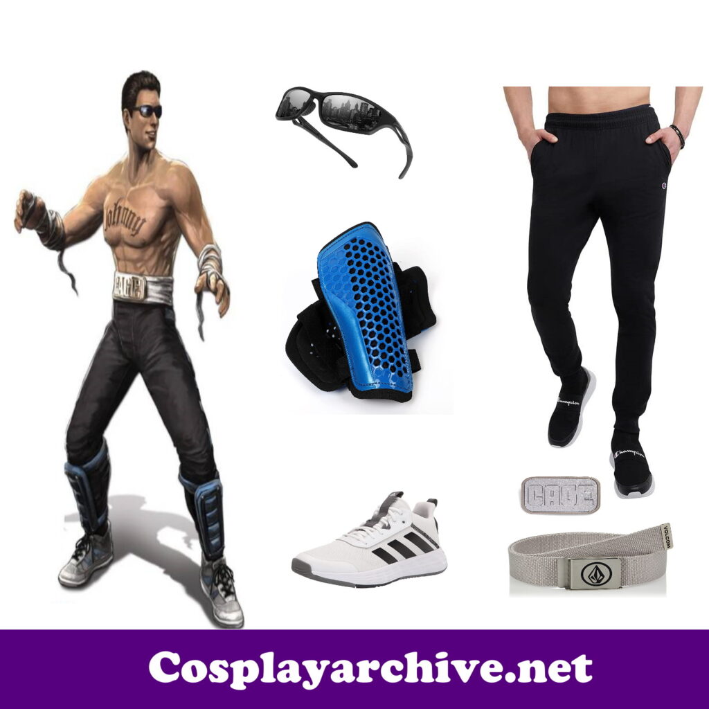 Johnny Cage Cosplay Costume from Amazon