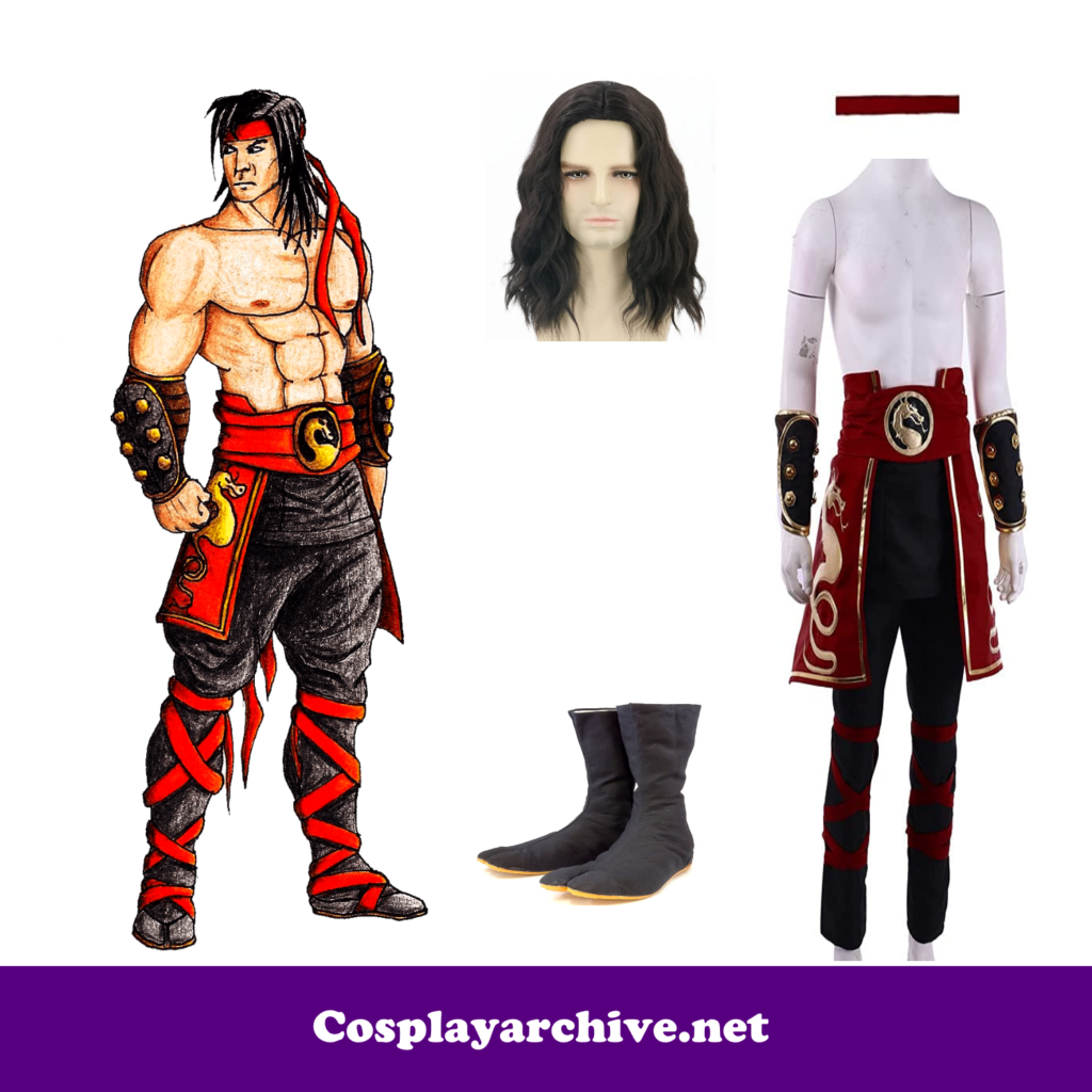 Liu Kang Cosplay Costume from Amazon Mortal kombat