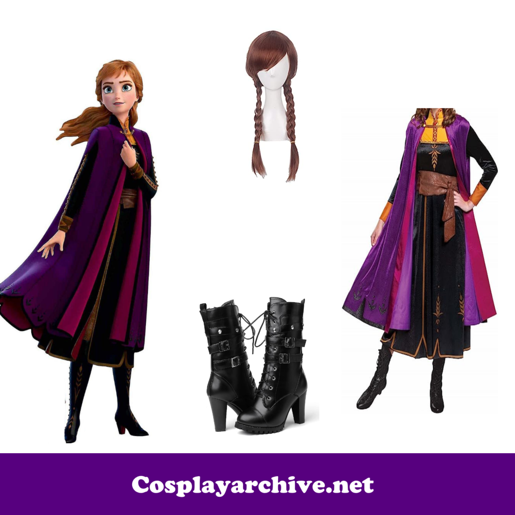 Anna Cosplay Costume from Amazon