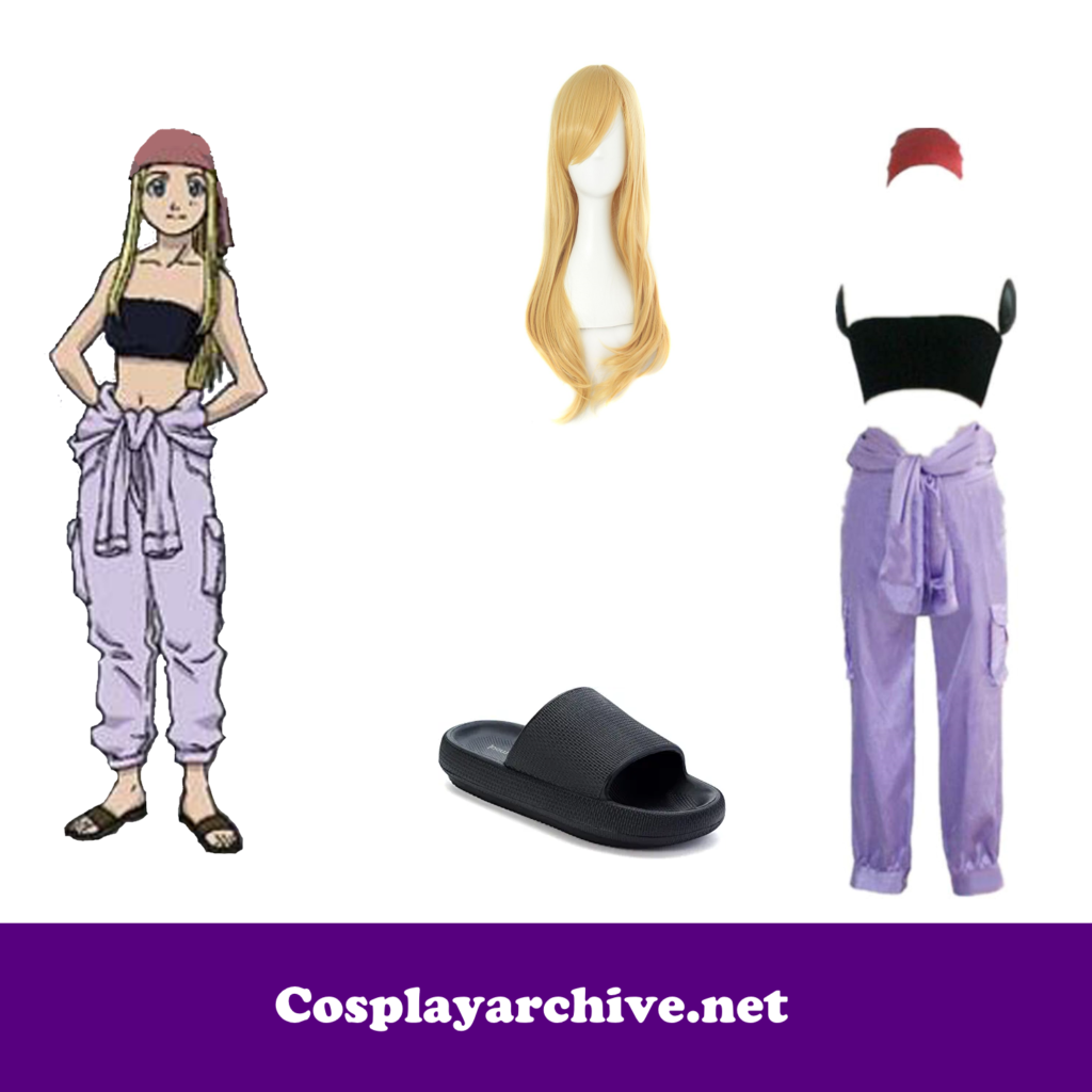 Winry Rockbell Cosplay Costume from Amazon Full metal alchemist