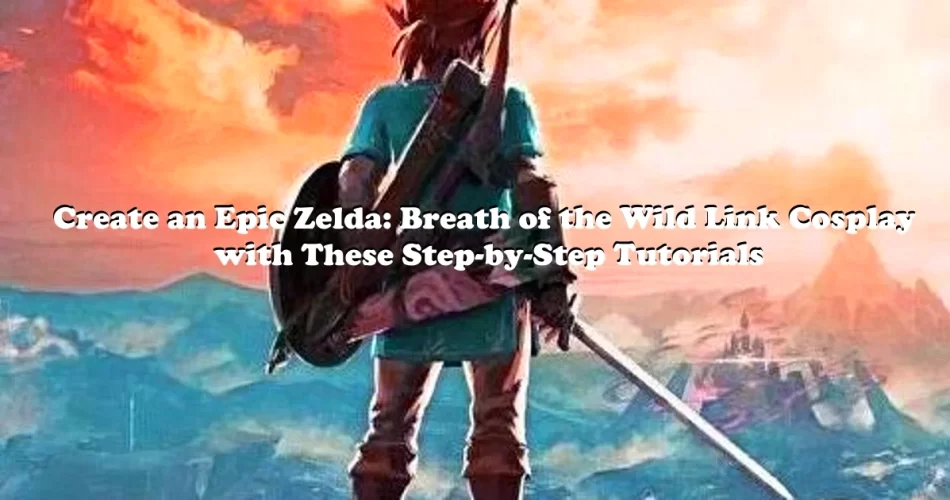 Create an Epic Zelda: Breath of the Wild Link Cosplay with These Step-by-Step Tutorials General